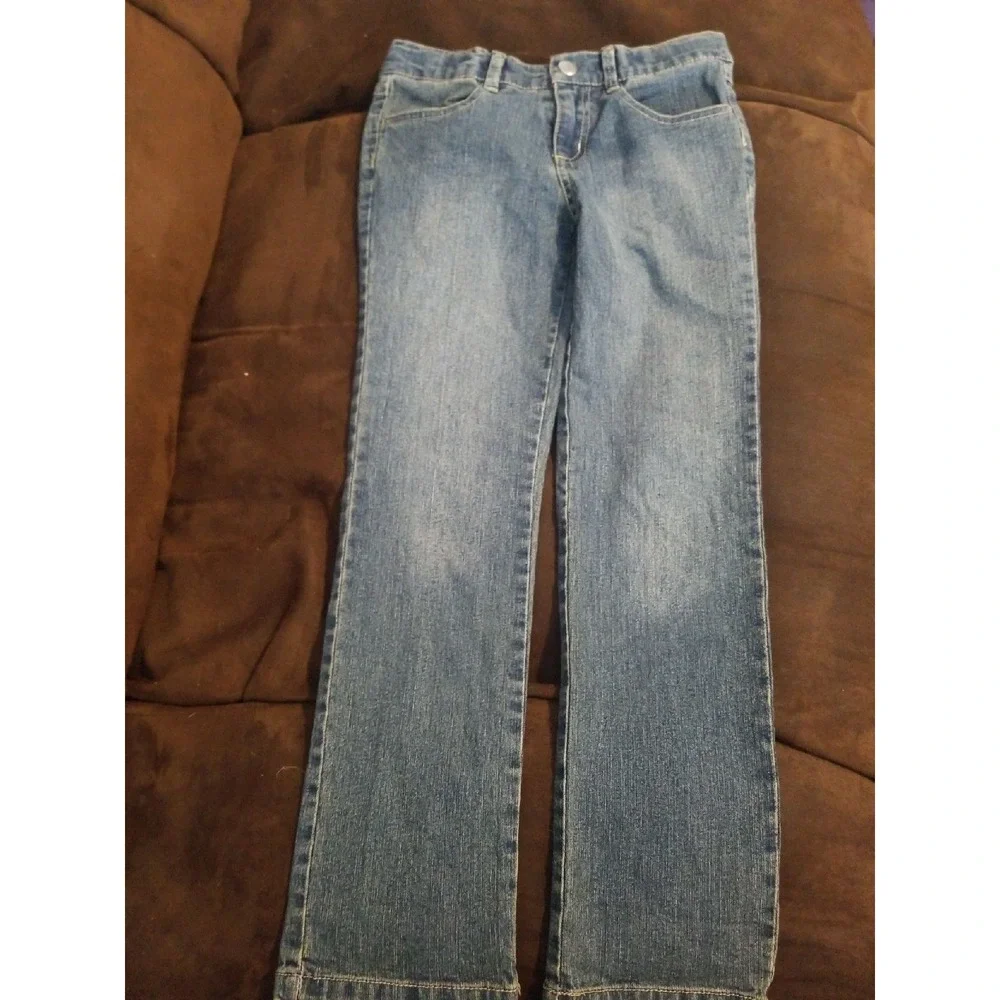 Gymboree outlet bright owl top 6 Jeans 7